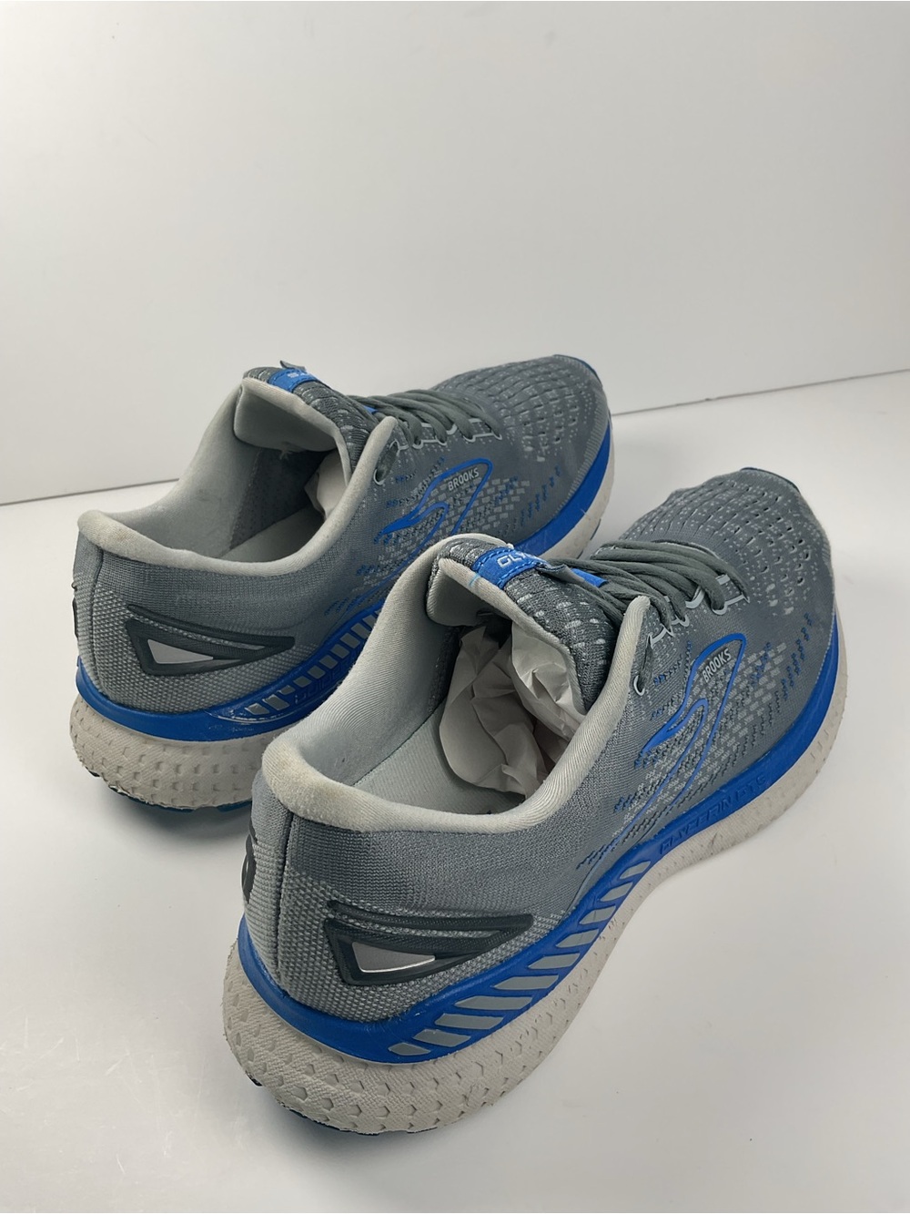 Brooks Glycerin GTS 19 Men’s Size 9 Gray Blue Running Shoes GuideRails - Picture 6 of 12